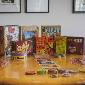 Games on table